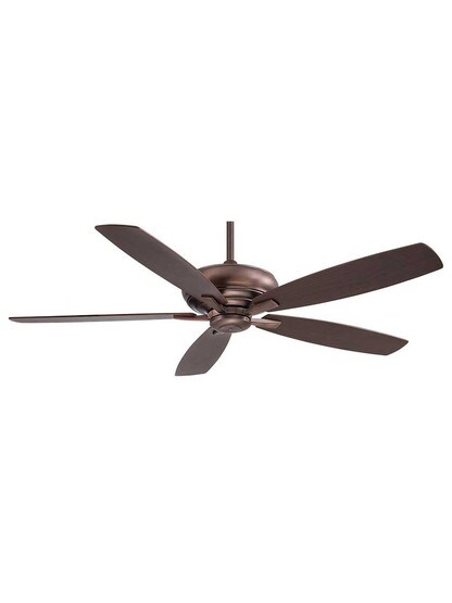 Kola 60-Inch Ceiling Fan in Dark Brushed Bronze.